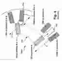 Fig. 05 - Stator bar with end arm involute-on-cone bend substantially aligned with stator core slot