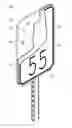 Fig. 01 - Method and apparatus to prevent ghosting in a recycled road sign