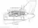 Fig. 01 - Turboprop propulsion unit with pusher propeller