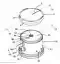 Fig. 01 - Single use sterile slit impact sampling cassette with rotatable capture tray