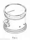 Fig. 04 - Single use sterile slit impact sampling cassette with rotatable capture tray