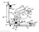 Fig. 01 - Convertible circular saw apparatus usable as either a miter saw or a table saw