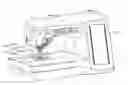 Fig. 01 - Sewing machine with detachable needle plate