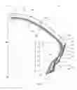 Fig. 02 - Pneumatic tire for motorcycle with tread wings and with sidewalls each having inner layer and outer layer