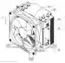 Fig. 01 - Heat dissipation device having a fan holder