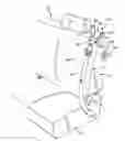 Fig. 01 - Integrated seat fold-down lever/belt exit