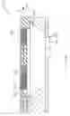 Fig. 43 - Printhead having nozzles with stacked capacitive actuators