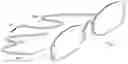 Fig. 01 - Temple-bar-less eyeglasses