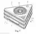 Fig. 08 - Portable folding heat-sink assembly for notebook computer