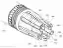 Fig. 01 - Electrical bushing with radial interposer spring