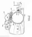 Fig. 08 - CHAINSAW THROTTLE AND BRAKE MECHANISMS