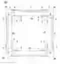 Fig. 01 - Canvas stretching system with corner clamps