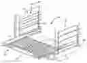 Fig. 01 - Oven rack assemblies with release mechanisms and catches