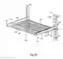 Fig. 20 - Oven rack assemblies with release mechanisms and catches