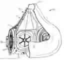 Fig. 01 - UNITARY RESPIRATOR WITH MOLDED THERMOSET ELASTOMERIC ELEMENTS