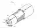 Fig. 01 - Paste Extruded Insulator with Air Channels