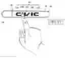 Fig. 01 - Keyless entry system incorporating concealable keypad