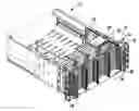 Fig. 01 - Routing guide for a movable fiber optic equipment tray or module
