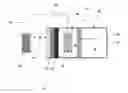 Fig. 01 - Fluid delivery device with a diffusion membrane and electrochemical pump