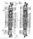 Fig. 02 - J-ME modular, internally shifting, double acting, linear fluid actuator system