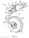 Fig. 02 - Steering assist for a rear caster wheel on a work machine