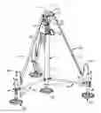 Fig. 01 - Support structure with features for precision leveling