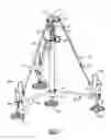 Fig. 04 - Support structure with features for precision leveling