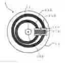 Fig. 01 - Optical encoder and motor system comprising dual decentered annular slits