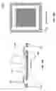 Fig. 13 - Leadless integrated circuit package having standoff contacts and die attach pad