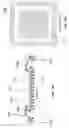 Fig. 15 - Leadless integrated circuit package having standoff contacts and die attach pad
