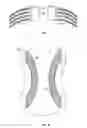 Fig. 04 - Radial turbomolecular pump with electrostatically levitated rotor