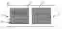 Fig. 01 - Air vent outlet cover and filter
