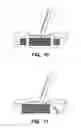 Fig. 07 - Putter heads and putters including polymeric material as part of the ball striking face