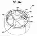 Fig. 37 - Surgical access devices and methods providing seal movement in predefined paths