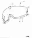 Fig. 09 - Helmet having a guiding mechanism for a compatible visor