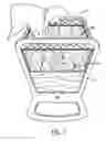 Fig. 08 - Bassinet with height adjustable wall