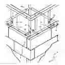 Fig. 01 - Wall construction method using injected urethane foam between the wall frame and autoclaved aerated concrete (AAC) blocks