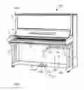 Fig. 02 - Automatic player piano equipped with soft pedal, automatic playing system and method used therein