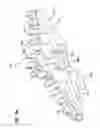 Fig. 40 - Drill head for a tunneling apparatus