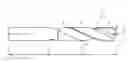 Fig. 01 - Only partly ground tool rod made of sintered material