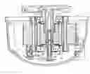 Fig. 01 - Fixation arrangement for an oil pump in a refrigeration compressor