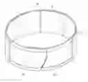 Fig. 01 - Adjustable pelvic compression belt and methods for reducing the width of a user's hips