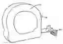 Fig. 01 - Structural improvement of an anti-slip hook piece of a measuring tape device