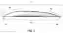 Fig. 06 - Asymmetrical and complexly-curved, passive, device for relieving back and spinal postural mechanical pain