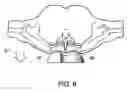 Fig. 09 - Asymmetrical and complexly-curved, passive, device for relieving back and spinal postural mechanical pain