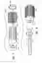 Fig. 05 - Environmentally safe hairbrush with automatically disentangling removable handle, magnetic rollers and removable bristles