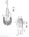 Fig. 06 - Environmentally safe hairbrush with automatically disentangling removable handle, magnetic rollers and removable bristles