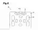 Fig. 09 - Key frame and cover member for push button switch