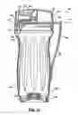 Fig. 09 - Bottom fillable bottles and systems for charging the same