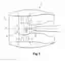 Fig. 02 - Turbojet engine for aircraft, propulsion unit comprising such a turbojet engine and aircraft comprising such a propulsion unit